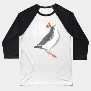 SEABIRD: Stud Puffin funny animal shirt gift Baseball T-Shirt